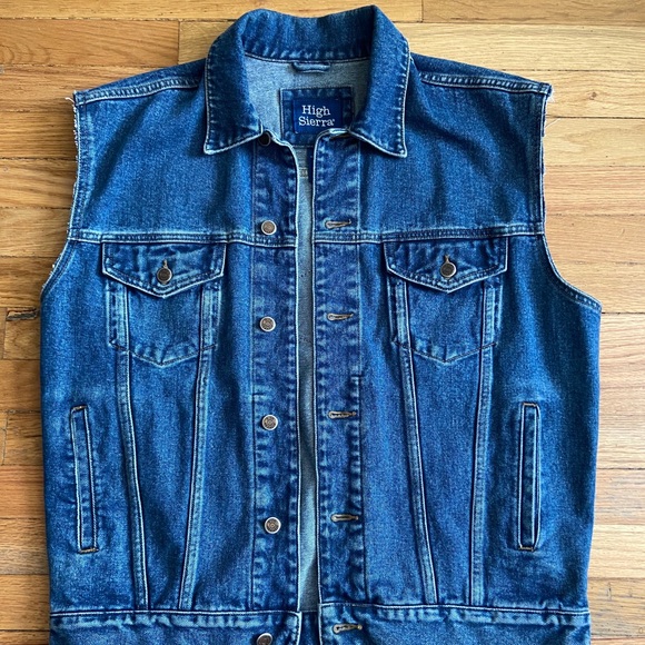 Vintage Harley-Davidson Denim Vest (stitched) - Picture 2 of 2